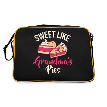 Cadeaux pour les petites-filles - Sac Retro - noir/or - Dos