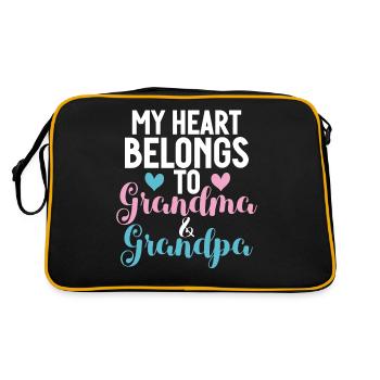 Cadeaux pour les petites-filles - Sac Retro - noir/or - Dos