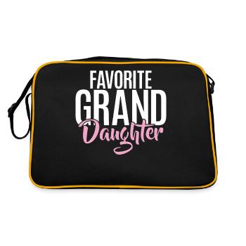 Cadeaux de petite-fille - Sac Retro - noir/or - Dos