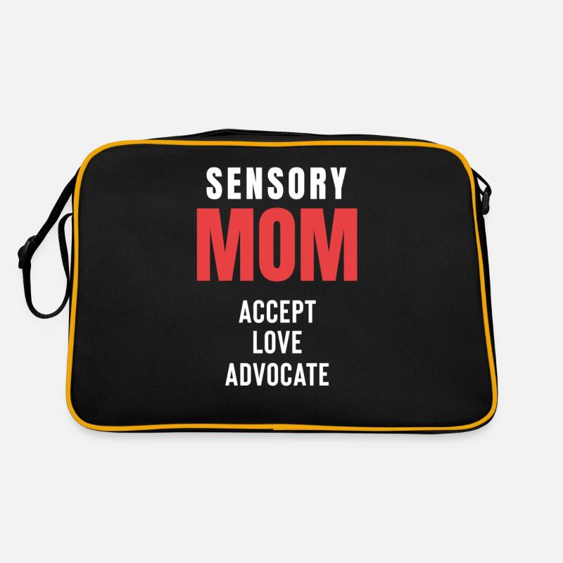 Eltern mit bes Sensorische Mutter Akzeptiert Love Retro Tasche