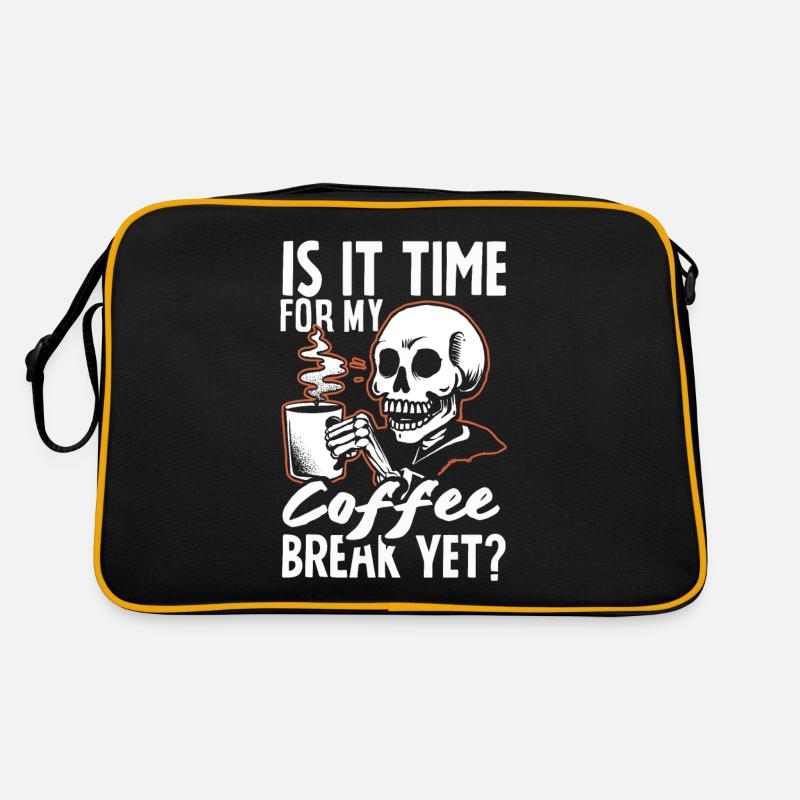 Is it Time for My Coffee Break Yet? Casual Retro Tasche