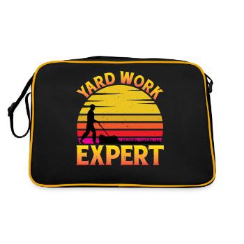 Yard Work Expert 21 - Retro Bag - black/gold - Back