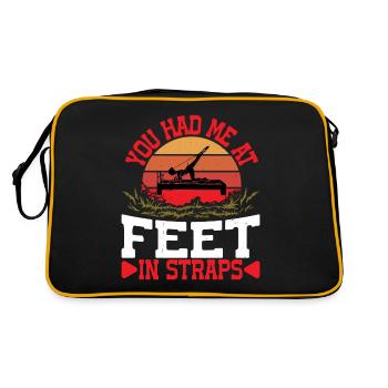 You Had Me At Feet In Straps 42 - Retro Bag - black/gold - Back