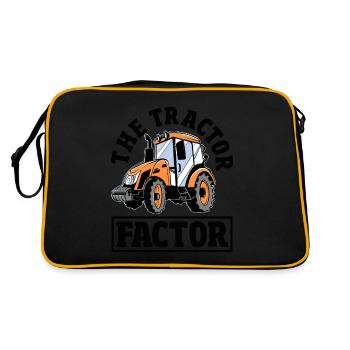 The Tractor Factor - Retro Bag - black/gold - Back