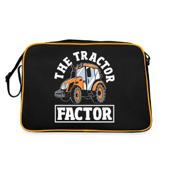 The Tractor Factor - Retro Bag - black/gold - Back