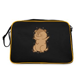 Excès de confiance chez les rongeurs Lemming - Sac Retro - noir/or - Dos