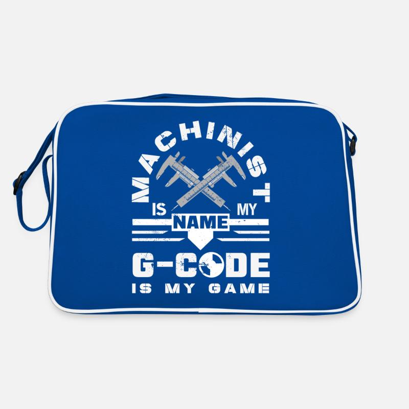 Machiniste CNC drôle Sac Retro