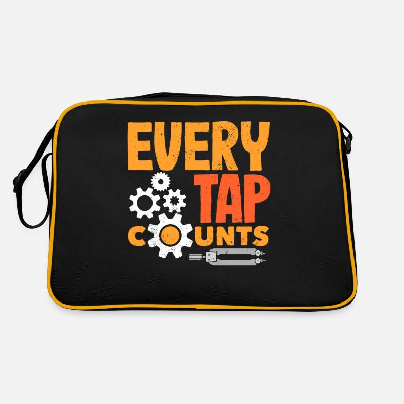 Funny CNC machinist Retro Bag