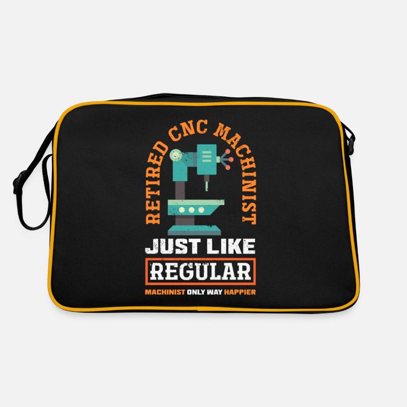 Machiniste CNC drôle Sac Retro