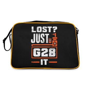 Funny CNC machinist - Retro Bag - black/gold - Back