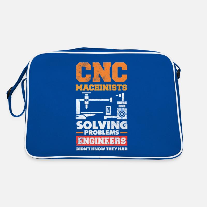 Machiniste CNC drôle Sac Retro