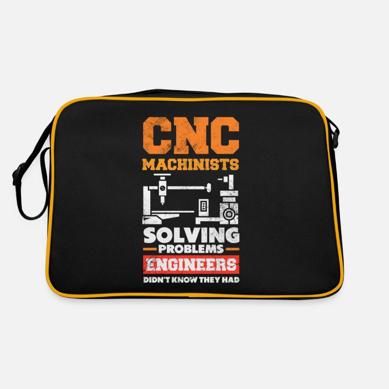 Machiniste CNC drôle Sac Retro