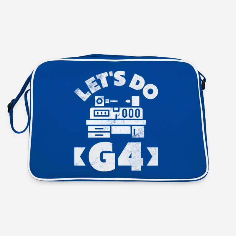 Funny CNC machinist Retro Bag