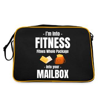 I'm Into Fitness Fitness Total Package In - Retro Bag - black/gold - Back