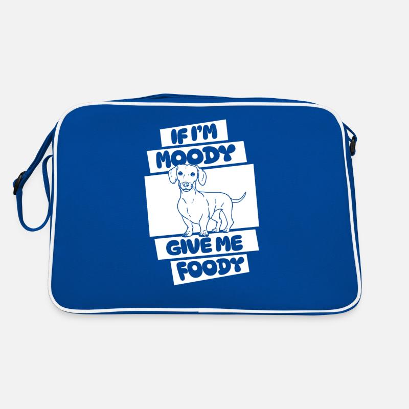 Dackel Dachshund Witzig Retro Tasche