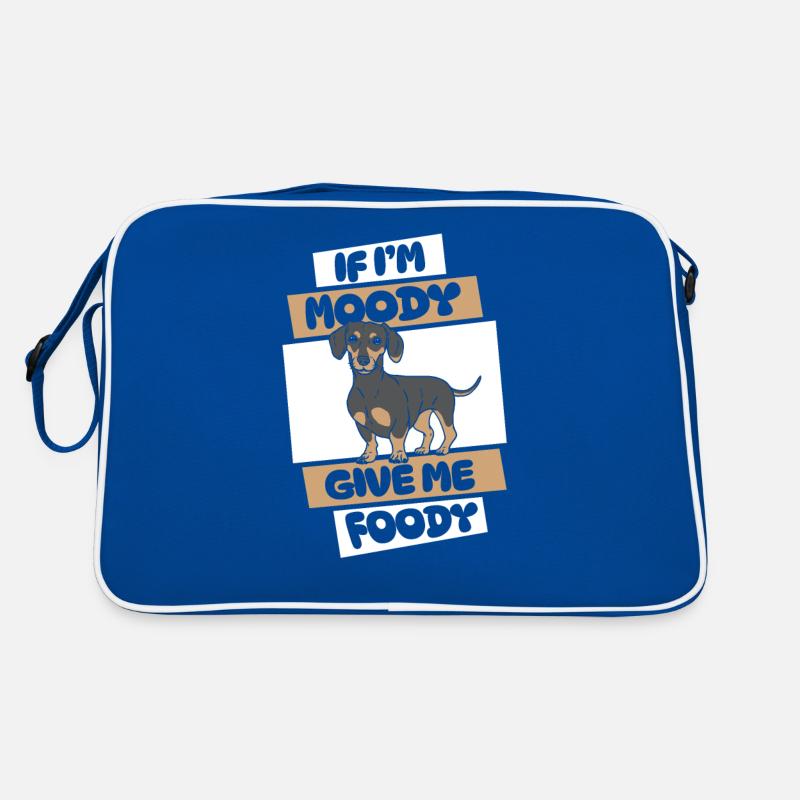 Dackel Dachshund Witzig Retro Tasche
