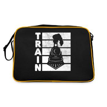 Train - Sac Retro - noir/or - Dos