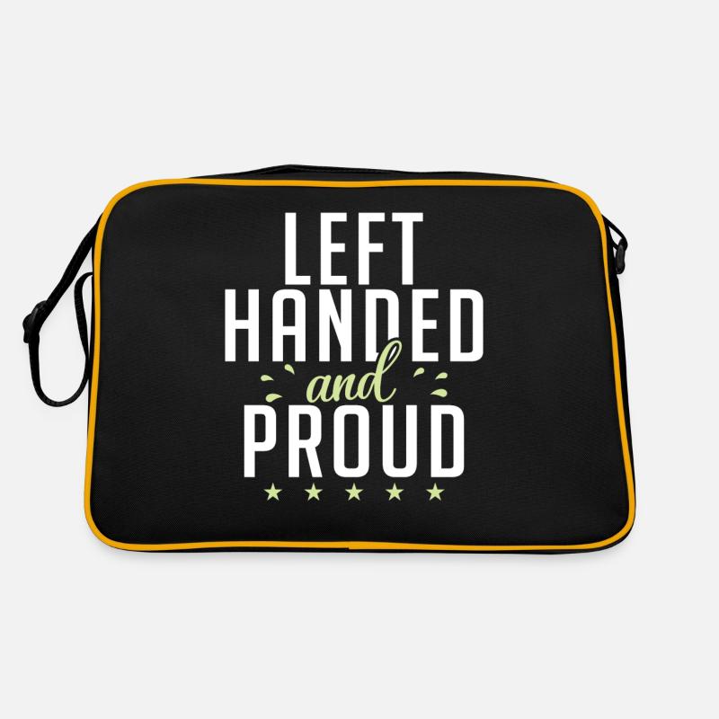 Left Handers Gifts Retro Tasche