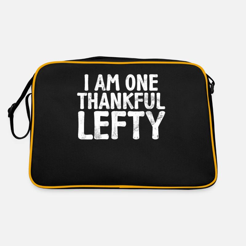 Left Handers Gifts Retro Tasche