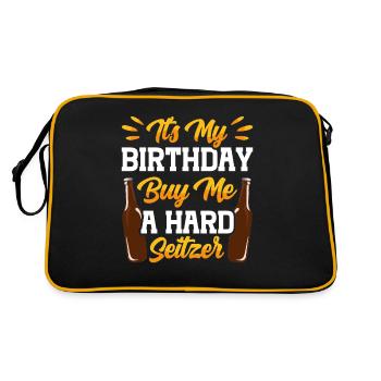 Crawled Pub Crawl Alcohol Drinking - Retro Bag - black/gold - Back