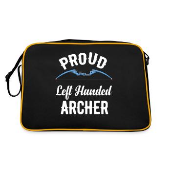 Proud Left-Handed Archery Bow - Retro Bag - black/gold - Back