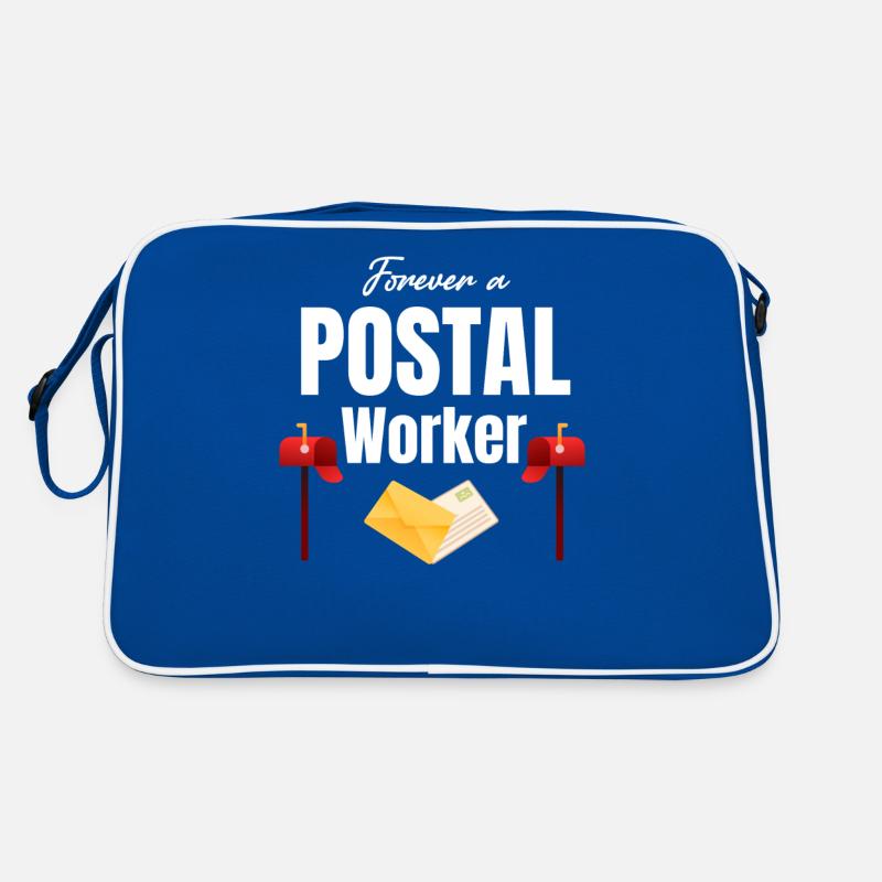 Für Immer Ein Postangestellter Postbote Postbote Retro Tasche