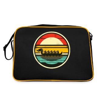 Dragon Boat 3 - Retro Bag - black/gold - Back