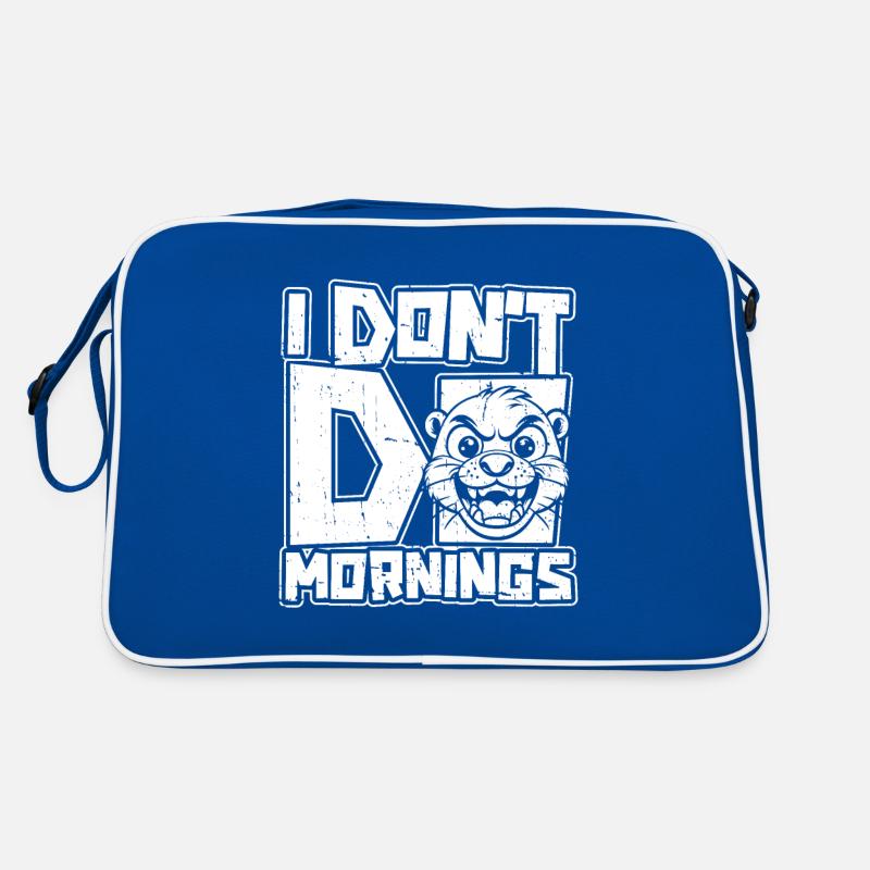 Loutre Drôle Je Ne Fais Pas De Matins Sac Retro
