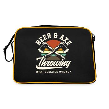 Hache Lancer Hache Lancer Bière Hache - Sac Retro - noir/or - Dos