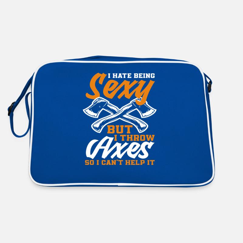 Axtwurf Axt Werfen Mann Frau Geschenk Retro Tasche