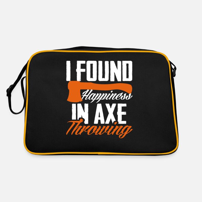 Axtwurf Axt Werfen Glück Leidenschaft Retro Tasche