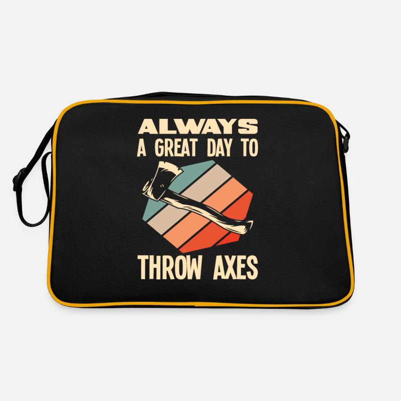Retro Axtwurf Axt Werfen Retro Tasche