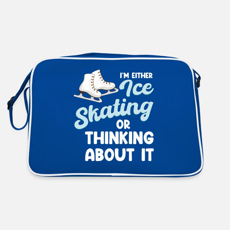 Entweder Laufe Ich Schlittschuh Oder Ich Denke Retro Tasche