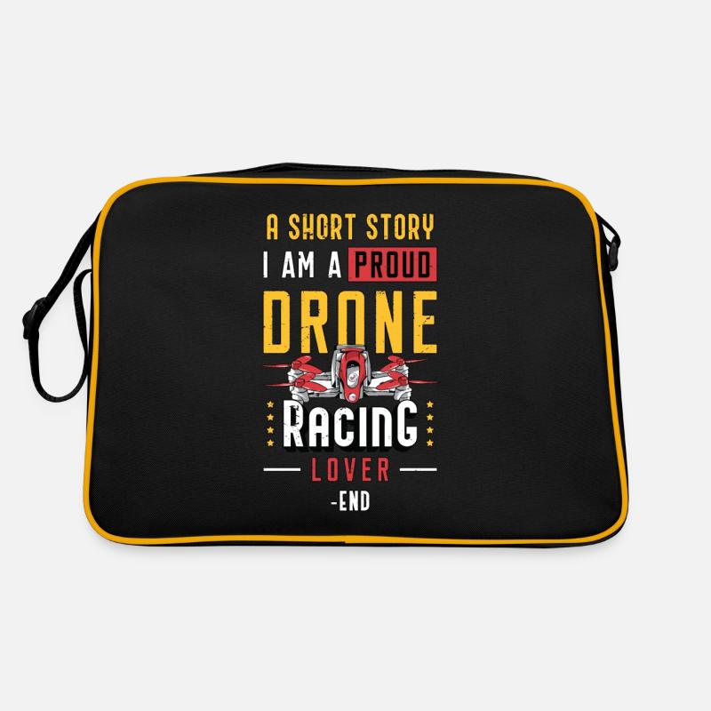 Drone Racing Lover A Short Story I Am Drone Pilot Retro Bag