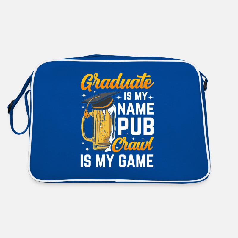 Crawled Pub Crawl Alcohol Drinking Retro Bag