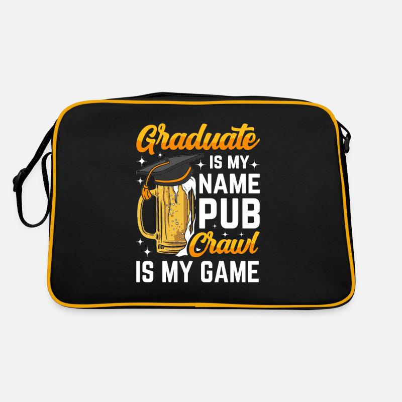 Crawled Pub Crawl Alcohol Drinking Retro Tasche