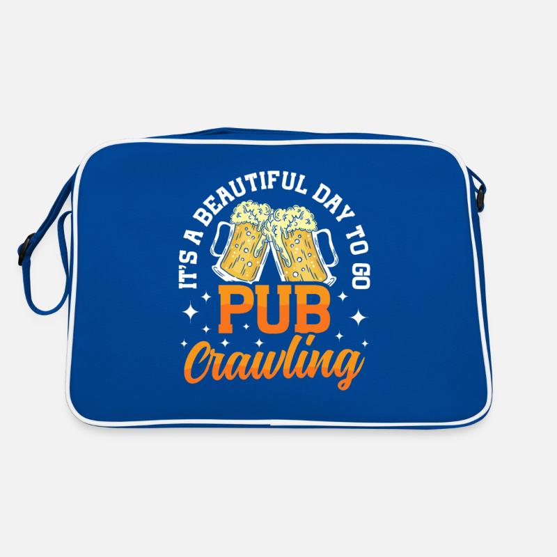 Crawled Pub Crawl Alcohol Drinking Retro Tasche