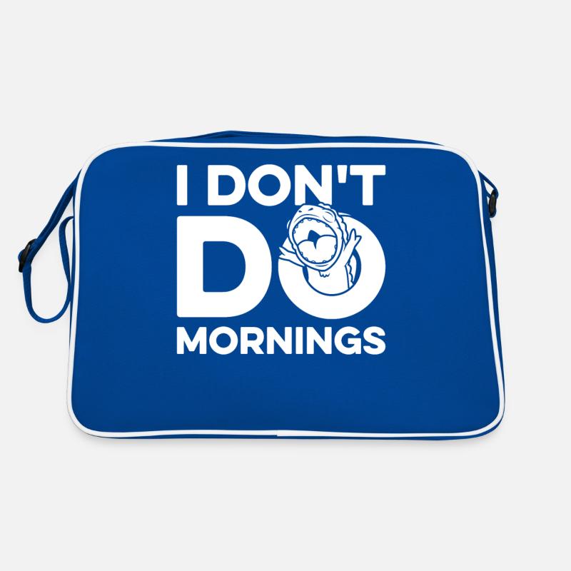 Caméléon Caméléon Drôle Je Ne Fais Pas De Matins Sac Retro