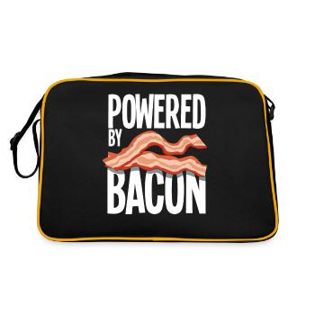 Propulsé par Bacon Speck - Sac Retro - noir/or - Dos