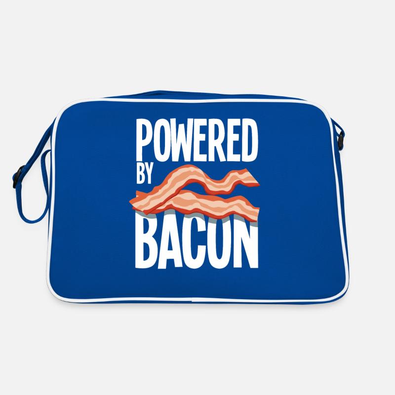 Powered By Bacon Speck Retro Bag