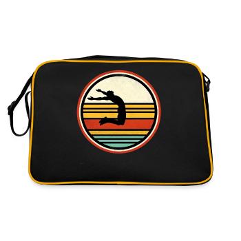 Long Jump 3 - Retro Bag - black/gold - Back