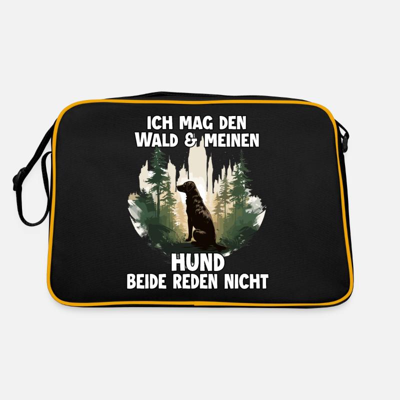 Hunde Sprüche Hundehalter Geschenk Gassi Geschenk Retro Tasche