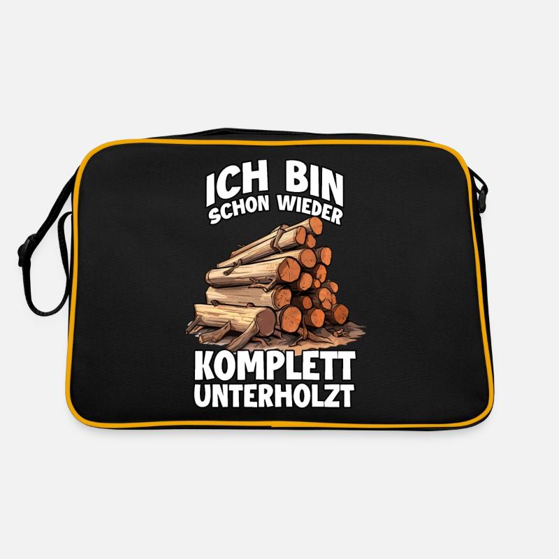 Lumberjack T Forester and Carpenter T for Retro Bag