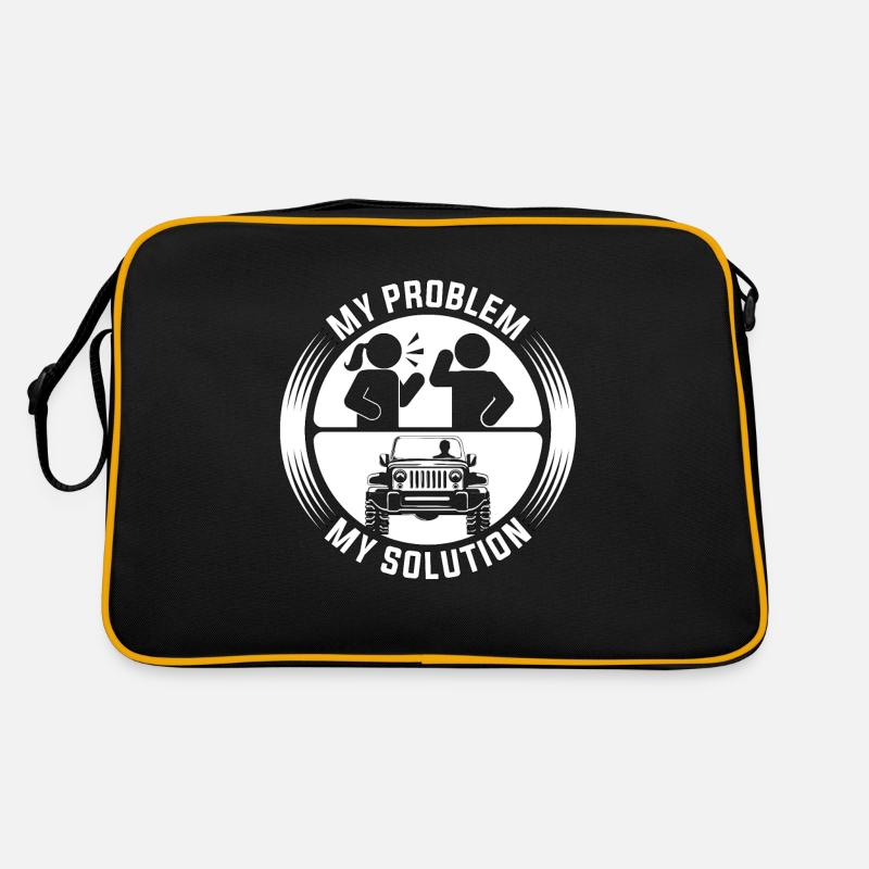 Off-Road Racing Lover My Problem My Pictogram Dad Retro Tasche