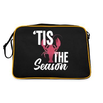 Crawfish Season Saying Gift - Retro Bag - black/gold - Back