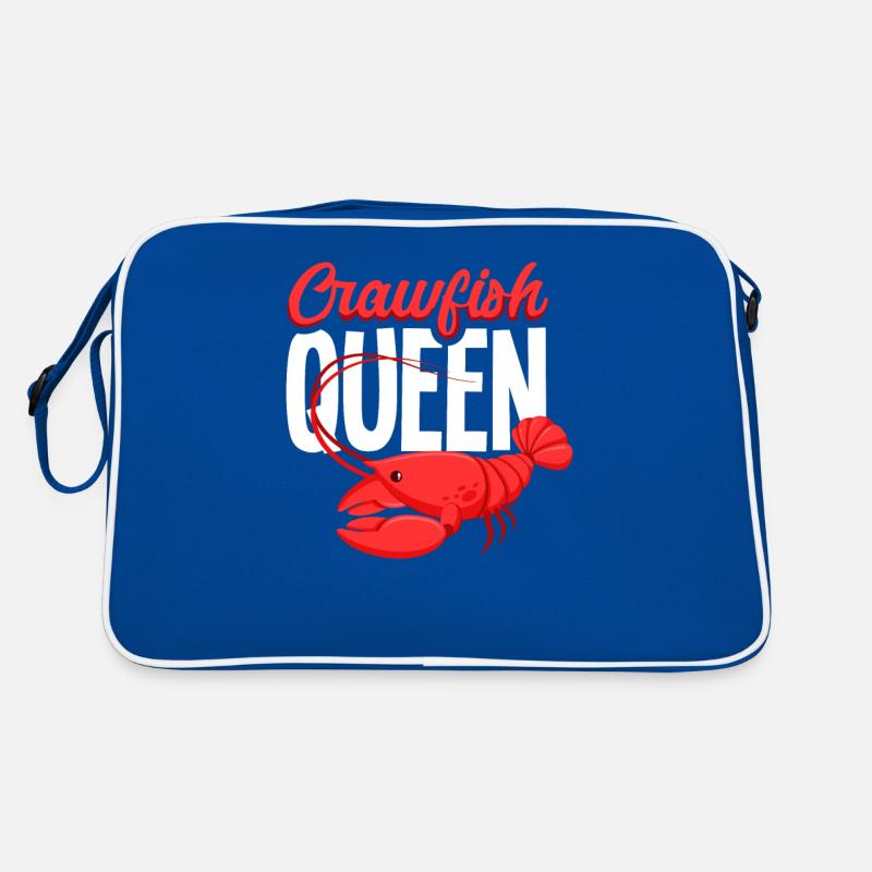 Langusten Queen Krebstier Geschenk Retro Tasche
