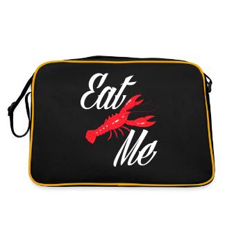 Crawfish Eat Me - Retro Bag - black/gold - Back