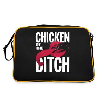 Crawfish Chicken Of The Ditch - Retro Bag - black/gold - Back