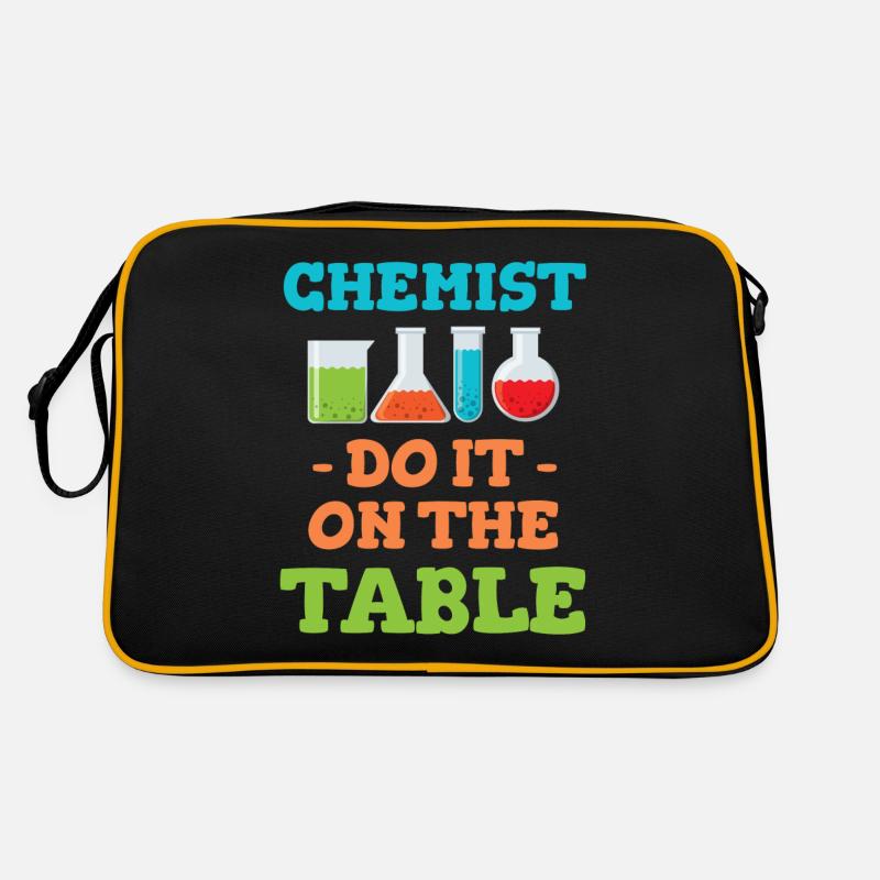Les chimistes le rendent théorique sur la table Sac Retro