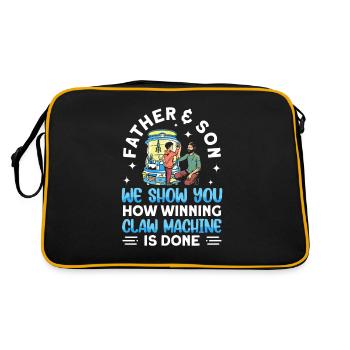 Claw Game Funny Claw Machine - Retro Bag - black/gold - Back